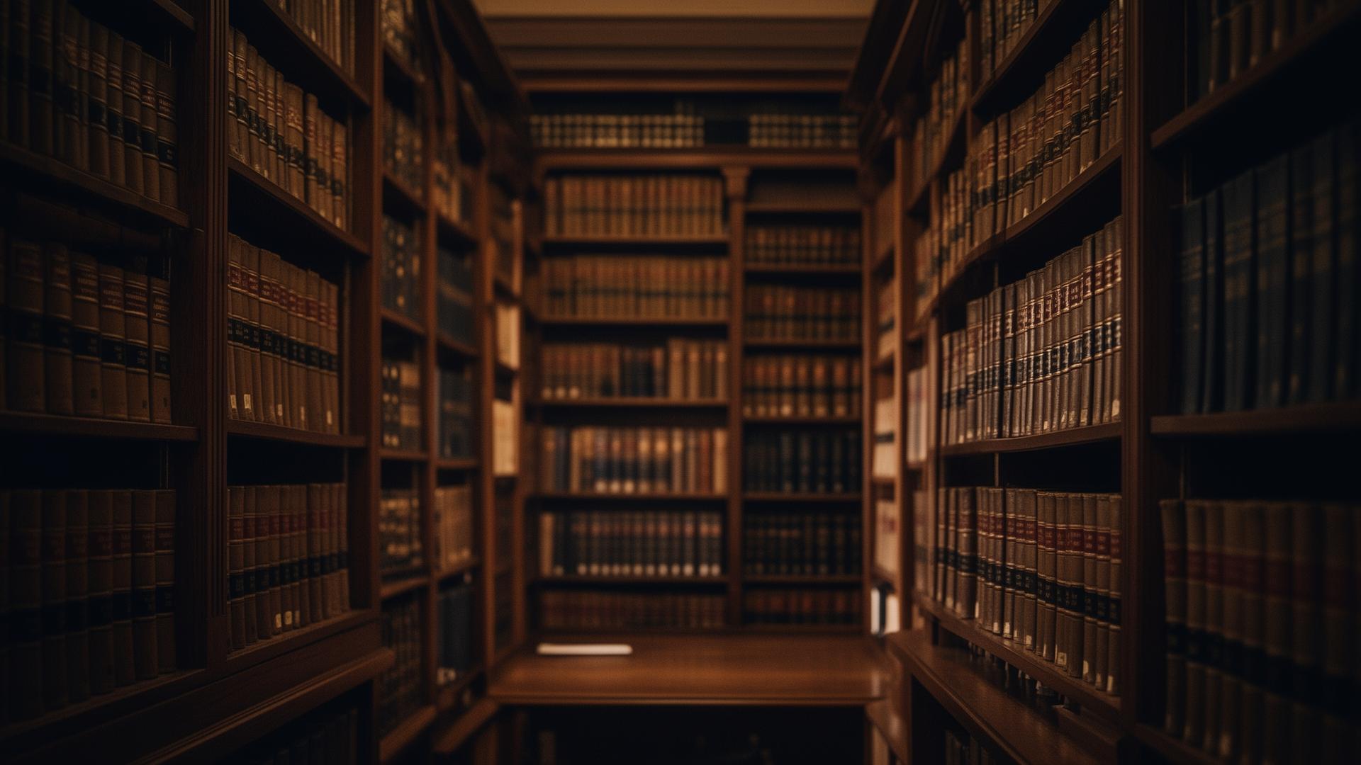Biblioteca jurídica sofisticada